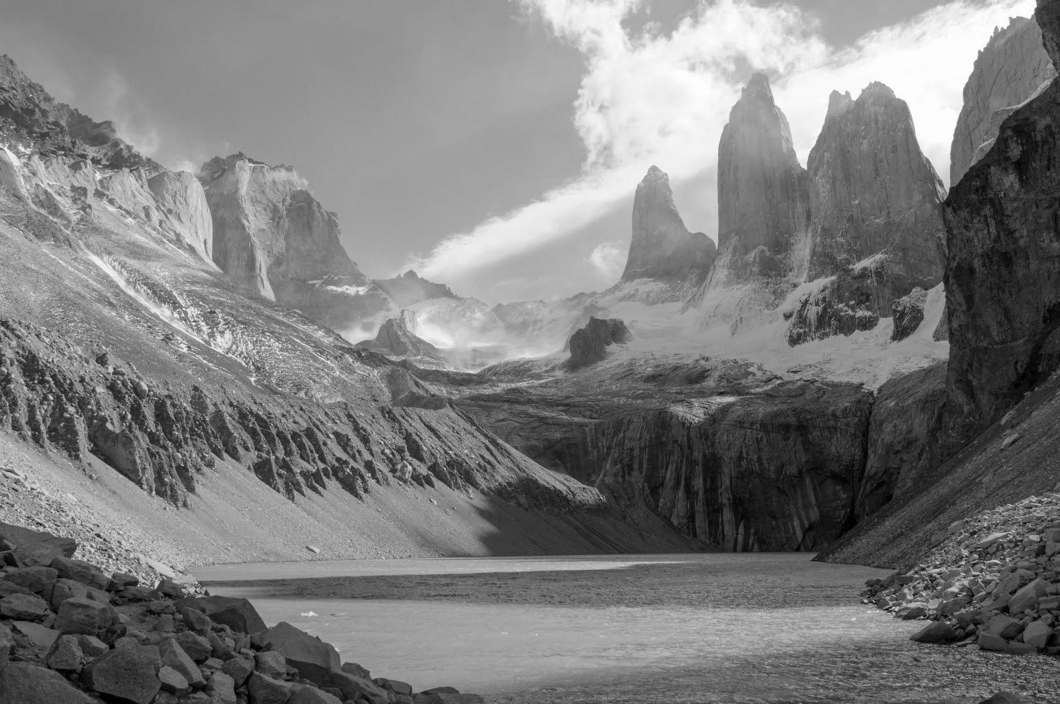 Film (mapa) omawiający trasę trekkingu w Patagonii